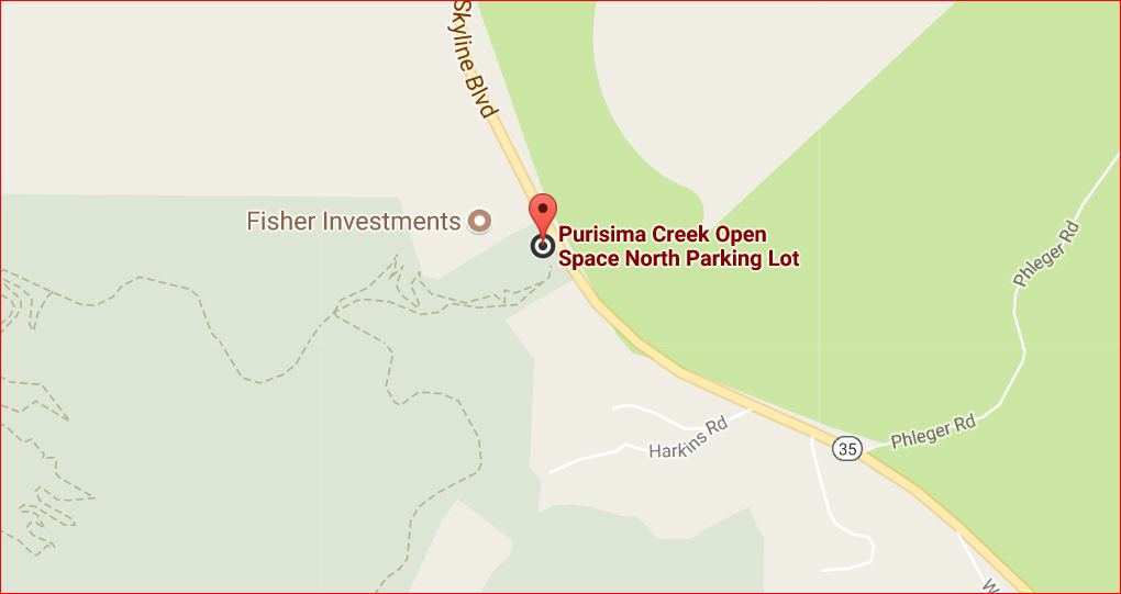 Purisima Creek North Parking Lot.JPG