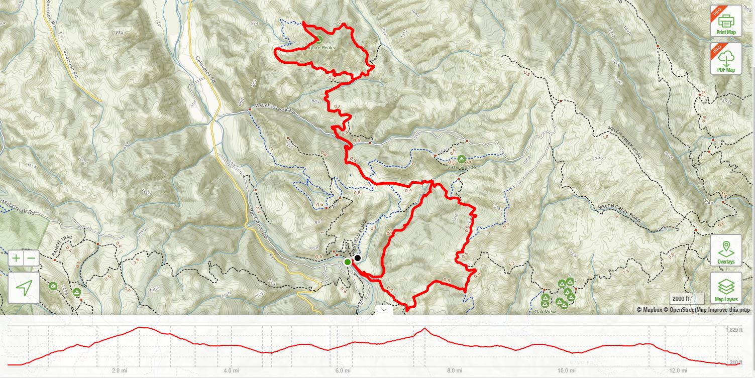 Sunol to maguire peak 13 miles.JPG