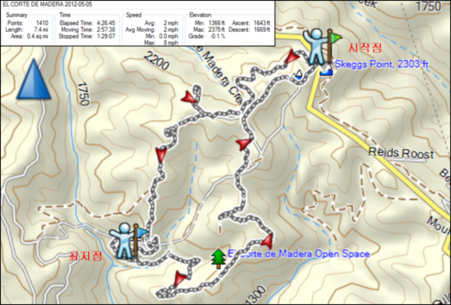 El Corte de Madera Trail 2012-05-05.png