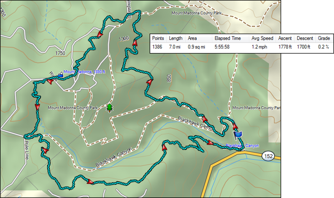 Mount Madonna Trail 2011-10-15.png