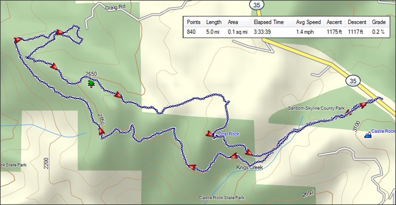 Castle Rock Trail 2011-12-31.png