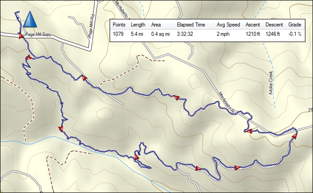 Monte Bello Trail 2011-10-29.png